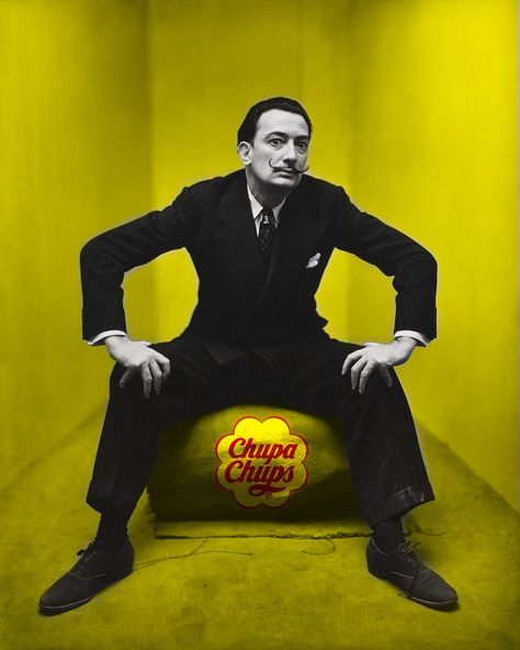 Salvador Dali Chupa Chups, Comidas Aesthetic, Social Media Poster, Salvador Dali, Famous Artists, Dali, Bolivia, Western Fashion, Steam