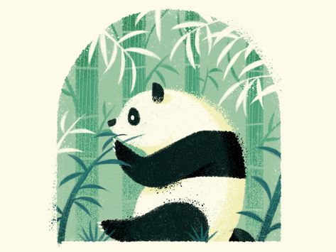 Happy Earth Day by MUTI Spot Illustration, Panda Artwork, Panda Images, Panda Illustration, Logo Animal, Animal Illustration Art, Posca Art, Happy Earth Day, Happy Earth