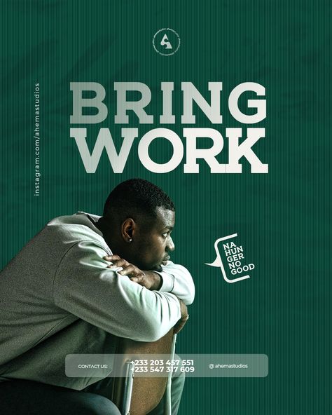 “Your work is going to fill a large part of your life, and the only way to be truly satisfied is to do what you believe is great work. And the only way to do great work is to love what you do. If you haven't found it yet, keep looking. Don't settle. As with all matters of the heart, you'll know when you find it.” Steve Jobs #ahemastudios #workout #time #timing #psd #photoshop #adobeillustrator #logo Letterhead, Creative Designs, Web Development, Banners, Web Design, Design