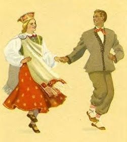 FolkCostume&Embroidery: Costume of Nica, South Kurzeme province, Latvia Russian Dance, Russian Culture, Folk Clothing, Traditional Dance, Russian Folk, Folk Dance, Ballet Costumes, Dance Art, Russian Art