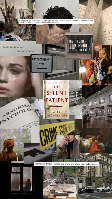 the silent patient by alex michaelides #books #booktok #bookaesthetic #thesilentpatient Alex Michaelides, The Silent Patient, Book Aesthetic, Reading Lists, Book Recommendations, New York Times, Just Love, Stuff To Do, Book Worms