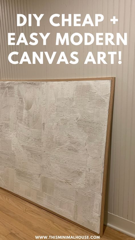 Canvas Art Step By Step, Diy Canvas Art Ideas, Art Diy Canvas, Canvas Art Easy, Canvas Art Diy, Diy Tableau, Modern Art Diy, Canvas Art Ideas, Art Step By Step