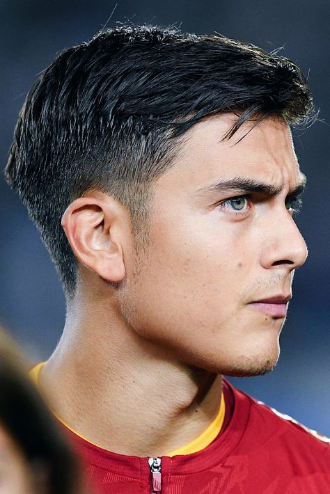 Haircut For Silky Hair Men, Dybala Haircut, Soccer Player Hairstyles, Stylish Boy Haircuts, Soccer Hairstyles, Cool Boys Haircuts, Asian Haircut, Haircut Inspiration, Mens Haircuts Short