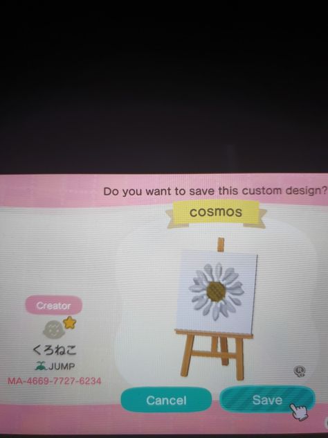 Acnh Cosmos, Acnh Hhp, Natural Magic, Animal Crossing, Cosmos, Custom Design, Coding, The Creator, Design