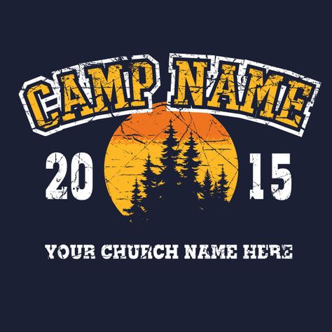 Camp Tshirt Design Ideas, Church Tshirt Designs Ideas, Church Camp Tshirts Designs, Summer Camp T-shirt, Fun Summer Camp Shirt With Print, Summer Camp Shirts, Camp Tshirt Designs, Church Tshirts, Camp Store