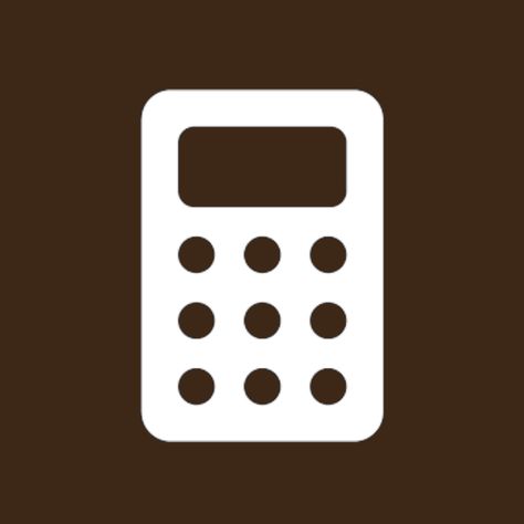 aesthetic apple iphone brown calculator icon Brown Calculator Icon, Calculator Icon, Brown Icons, Iphone Icon, Brown Aesthetic, Vintage Vibe, Vintage Vibes, App Icon, Calculator