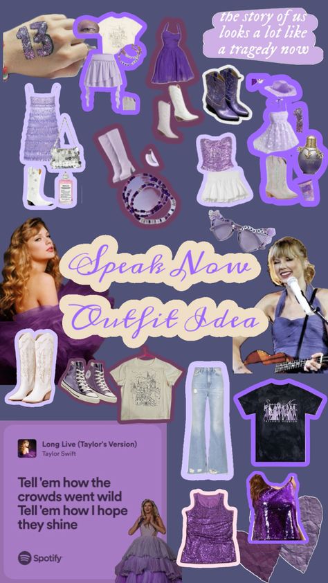 Eras Tour Outfits Based On Lyrics, Eras Tour Outfits, Swift Outfits, Tour Outfits, Taylor Swift Outfits, Speak Now, Live Taylor, Eras Tour, Taylor Swift