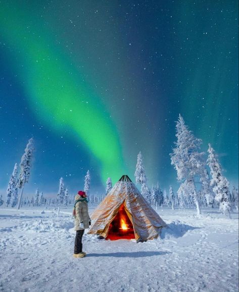 Here is a beautiful photo of aurora borealis in Finland. Where is the best place to see them you may wonder. The best place in Finland to see the Northern Lights is Lapland, or Northern Finland, above the Arctic Circle. There is no exact place with the best chances to see the Northern Lights because it depends on weather and cloudiness. #finland #winter #snow #travel #world #europe #camping #planetearth #beautiful #breathtaking #art #life #lifestyle Northern Lights Camping, Finland Northern Lights, Finland Photography, Northern Lights Finland, Finland Winter, Travel Finland, Snow Travel, See The Northern Lights, Arctic Circle