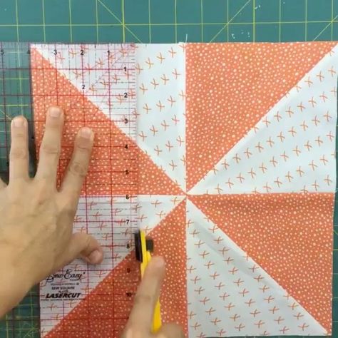 Disappearing Pinwheel, Missouri Quilt Tutorials, Missouri Star Quilt Company Tutorials, Missouri Star Quilt Tutorials, Pinwheel Quilt Pattern, Pinwheel Quilt Block, Disappearing 9 Patch, Baby Quilt Tutorials, Pinwheel Block