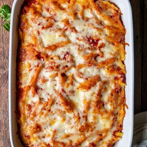 Meatless Ziti Recipes, Meatless Baked Ziti With Ricotta, Bake Ziti, Meatless Baked Ziti, Baked Mostaccioli, Baked Ziti With Ricotta, Meatless Pasta, Easy Baked Ziti, Ziti Recipe