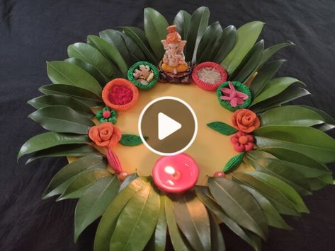 I decorated pooja / aarti thali from clay Pooja thali, Puja thali, Aarti thali, Aarati thali, Arti thali, Aarti thali decoration, Decorative pooja thali, Decoration aarti thali with clay, Pooja thali decoration, Diy aarti thali, Diy pooja thali, Easy aarti thali decoration, Navratri aarti thali decoration, Diwali aarti decoration, पूजा थाली, आरती की थाली, पूजा थाली डेकोरेशन, Clay diy Clay art Aarati Plates Decoration, Simple Aarti Thali Decoration, Ganesh Aarti Thali Decoration, Unique Aarti Thali Decoration Ideas For Ganpati, Arti Thali Decoration Ideas For Navratri, Ganpati Aarti Thali Decoration, Aarti Thali Decoration Ideas For Ganpati, Navratri Aarti Thali Decoration Ideas, Arti Thali Decoration Ideas For Ganpati