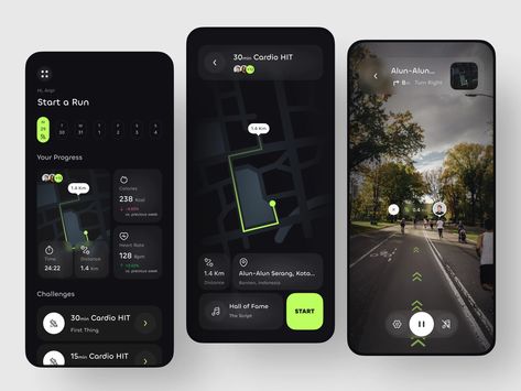 Ar App, Running App, Fitness App, Ride Hailing App Design, Navigation App, Public Transportation App Design, Fitness Tracker App, App Design Trends, Ux Design Trends