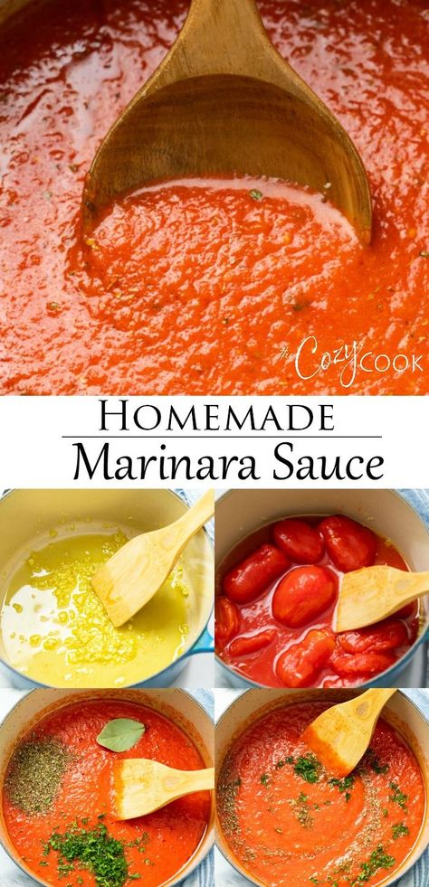 Pasta Meatballs, Homemade Marinara Sauce, Pasta Sauce Homemade, Garden Tomatoes, Homemade Sauce Recipes, Marinara Sauce Homemade, Homemade Marinara, Tapenade, Homemade Pasta