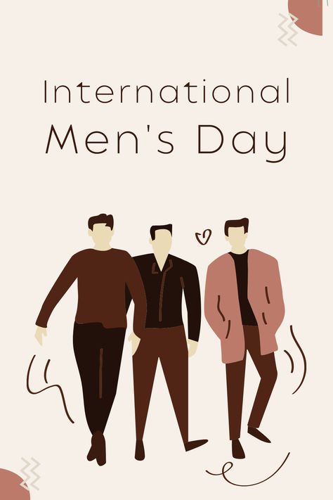 Celebrate International Men’s Day! Mens Day Poster Design, International Men's Day Poster, Happy Man Day, Happy Men's Day, Happy International Men's Day, Mans Day, Mens Day, International Men's Day, Backyard Design Layout