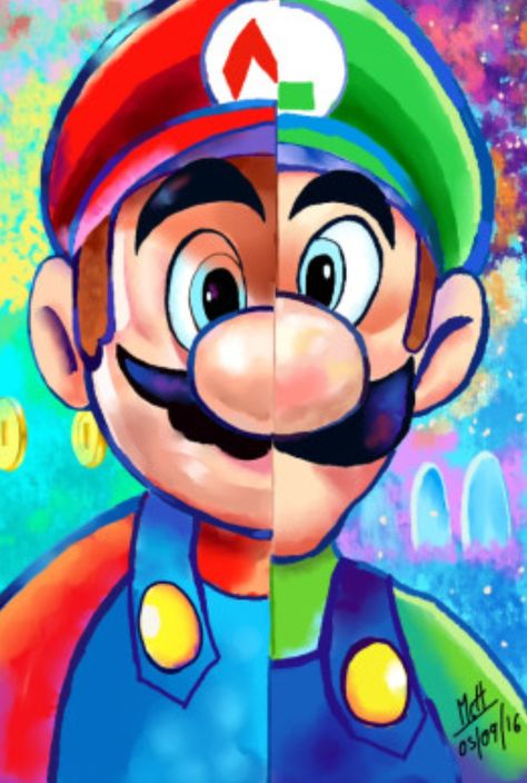 Super Mario World Wallpaper Nintendo, Mario Y Luigi, Mario E Luigi, Super Mario And Luigi, Cute Disney Drawings, Disney Art Drawings, Super Mario Art, Nintendo Art, Mario Art