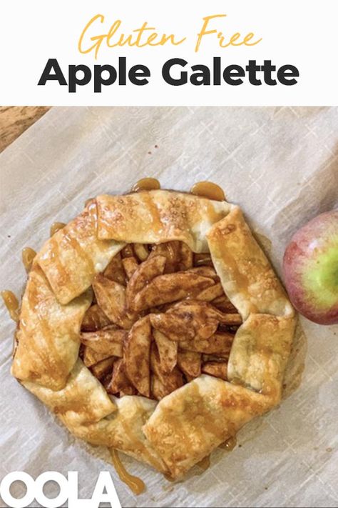 Gf Apple Galette, Gallette Recipe Gluten Free, Gluten Free Apple Galette, Gluten Free Galette, Apple Tartlets, Celiac Recipes, Gluten Free Apple, Apple Galette, Gluten Free Crust