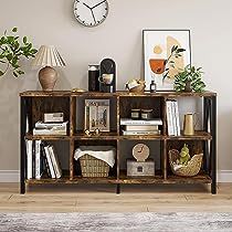 Living Room Walnut, Open Bookshelf, Shelf For Living Room, Storage Bookcase, Open Bookshelves, Bookcase Organization, Cabinet Shelf, Beautifully Organized, Cubby Storage