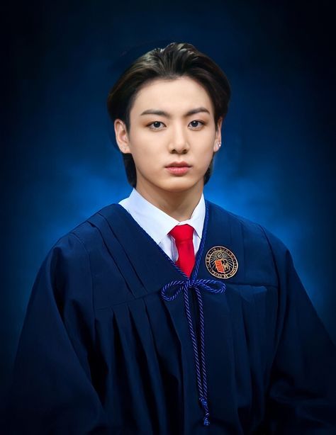 Jungkook School, Bts School, Yearbook Pictures, School Id, Yearbook Photos, Id Photo, Grad Pics, Graduation Photos, School Photos