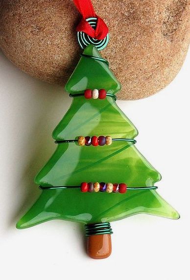 Tree Ornaments Ideas, Christmas Tree Ornaments Ideas, Ornaments Ideas, Fused Glass Christmas, Glass Fusion Ideas, Glass Christmas Decorations, Fused Glass Artwork, Fused Glass Ornaments, Glass Fusing Projects