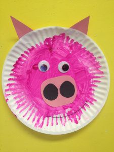 I HEART CRAFTY THINGS: 15 Baby Animal Days / Farm Crafts for Kids Sped Crafts, Two Year Old Crafts, Preschool Farm Crafts, Farm Theme Crafts, Laura Numeroff, Farm Animal Crafts, Pig Crafts, Farm Preschool, Pink Crafts