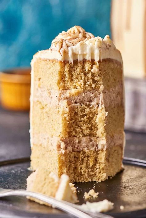 Spice Cake is a delicious moist and fluffy fall spiced cake topped with a cream cheese frosting that is full of delicious spices! Vegan and gluten free! Vegan Spice Cake, Cake No Butter, Autumn Sweets, Spiced Cake, Caramel Apple Cake, Spice Cake Recipes, Almond Butter Cookies, Keto Chocolate Chip Cookies, Keto Chocolate Chips