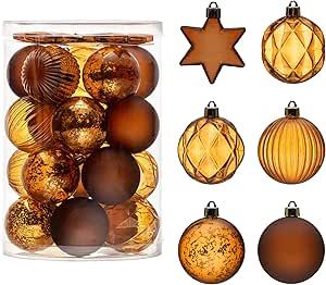 Gold Star Christmas Tree, Black And Beige Christmas Decor, Orange And Gold Christmas Decor, Dried Oranges Ornaments, Black And Copper Christmas Decor, West Elm Christmas Tree, Copper Christmas Tree Decorations, Copper And Green Christmas Tree, Amber Christmas Ornaments