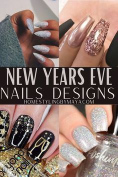 Champagne Design Nails, Matte New Years Nails, Nye Nails Short New Years Eve, Nails For New Years 2022, New Years Short Nails Design, Nye Nails Gel, Nye Nails Dip, New Year’s Eve Nails 2022, New Year�’s Eve Nails Short