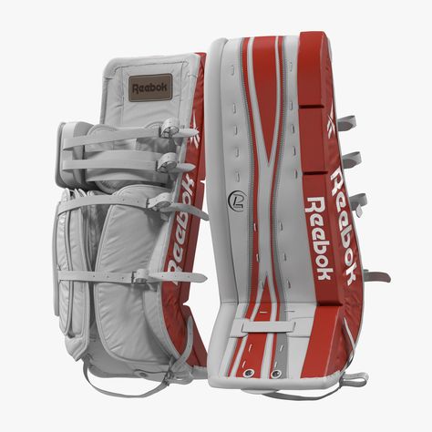 Hockey Goalie Pads, Goalie Pads, Hockey Goalie, Real Model, 3ds Max Models, Merchandise Design, Low Poly, Golf Bags, Textures Patterns