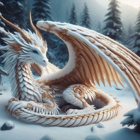 Dragon Laying Down, Fantasy Dragon Art, Puff The Magic Dragon, Snow Dragon, Bureau Decor, Chevy Traverse, Mythical Creatures Fantasy, Mystical Animals, Dragon Artwork Fantasy