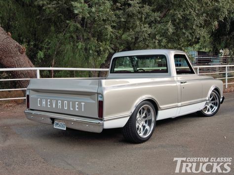 1969 Chevy C10 - Sterling Example - Custom Classic Trucks Magazine 1969 Chevy C10, 1956 Chevy Truck, Classic Trucks Magazine, 67 72 Chevy Truck, Chevy Trucks Silverado, 72 Chevy Truck, Lowered Trucks, C10 Chevy Truck, C10 Trucks