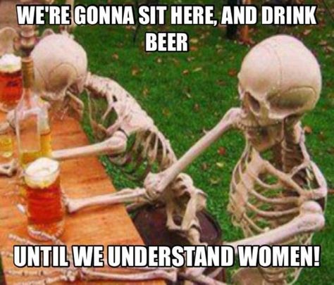 Room Fridge, Skeleton Meme, Drunk Memes, Beer Memes, Understanding Women, Meme Page, Funny Skeleton, Personal Image, Photo Filter