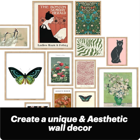 97 Decor Eclectic Wall Decor - Vintage Eclectic Wall Art Prints, Retro Maximalist Decor Aesthetic, Modern Eclectic Home Decor, Colorful Boho Gallery Wall Prints for Bedroom Dorm (Unframed) Retro Maximalist, Modern Eclectic Home, Eclectic Wall Decor, Prints For Bedroom, Boho Gallery Wall, Home Decor Colorful, Eclectic Wall Art, Decor Eclectic, Eclectic Home Decor