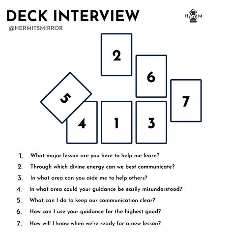 Deck Interview, Tarot Reading Spreads, Tarot Cards For Beginners, Learning Tarot Cards, Tarot Guide, Free Tarot Reading, Tarot Card Spreads, Tarot Tips, Online Tarot