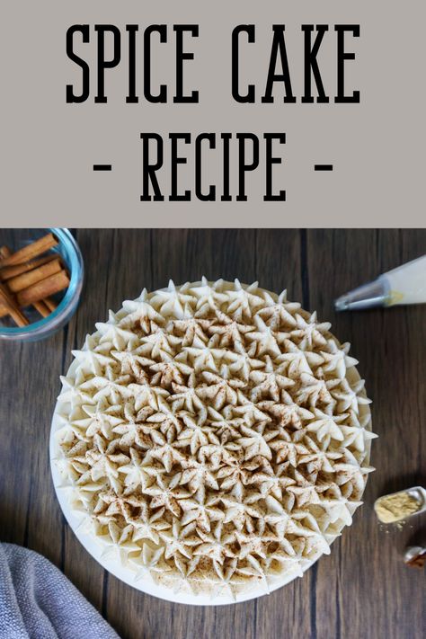 My Spice Cake recipe is a must try! This is a great cake for the fall or winter, it is very similar to a pumpkin spice cake without the pumpkin. It has a great flavor and is something a little different to make for events. #spicecake #spicecakerecipe #cakerecipe #fallbaking #falldessertideas #weddingcake #fallweddingcake #fallweddingideas #holidaybaking #christmasbaking #winterdessertideas #fallbirthday #birthdaycake #mtnsidebakery Spice Cake Recipe, Spice Cake Recipes, Chocolate Frosting Recipes, Pumpkin Spice Cake, Leftover Cake, Winter Desserts, Cake Sizes, Fall Wedding Cakes, Buttercream Recipe