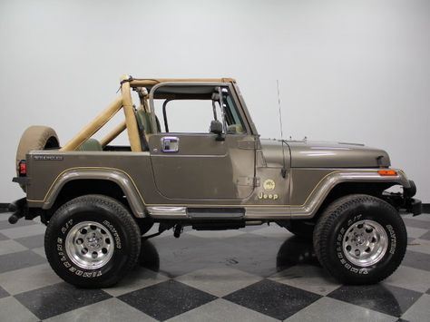 1989 Jeep Wrangler. Sold $13,000. 1987 Jeep Wrangler, Jurassic Park Jeep, Jeep Sahara, Jeep Stickers, Wrangler Sahara, Jeep Wrangler Sahara, Cj Jeep, Classic Jeeps, Badass Jeep