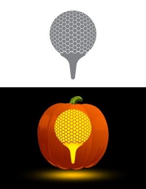 Free Printable Difficult Pumpkin Stencils | Page 4 Golf Ball Pumpkin Carving, Golf Pumpkin Carving Ideas, Golf Ball Pumpkin, Golf Pumpkin, Pumpkin Stencils Free, Pumpkin Stencils, Pumpkin Carving Ideas, Pumpkin Carvings Stencils, Pumpkin Stencil