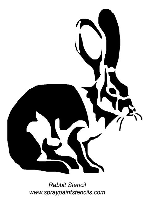 rabbit-image.gif (1200×1683) Rabbit Stencil Animal Stencils Printables Free, Rabbit Stencil, Etsy Stencils, Etched Mirror, Animal Stencil, Stencils Printables, Silhouette Stencil, Rabbit Art, Stencil Patterns