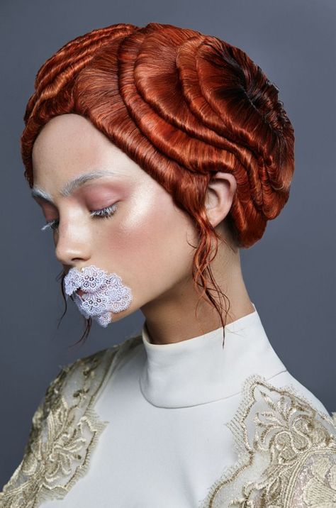 Emmanuel Esteban is proving that hair is ART with is latest collection - Serenity! Avant Garde Hair, Editorial Hair, Peinados Recogidos, Fantasy Hair, Best Beauty Tips, Creative Hairstyles, Hair Reference, Artistic Hair, Harper's Bazaar