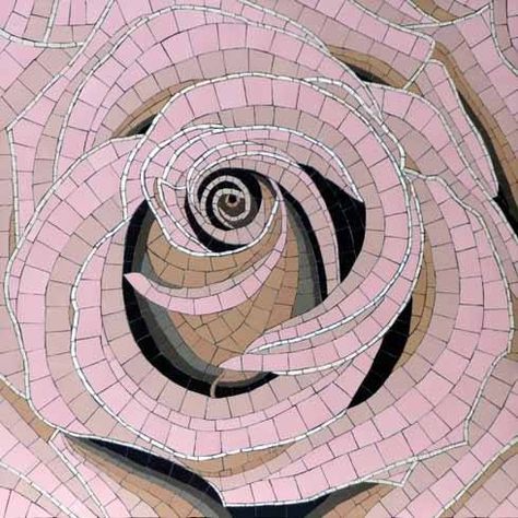 Rose mosaic Mosaic Patterns Templates Free Printable, Mosaic Rose, Mosaic Madness, Mosaic Flowers, Mosaic Ideas, Mosaic Artwork, Mosaic Garden, Mosaic Wall Art, Glass Tiles