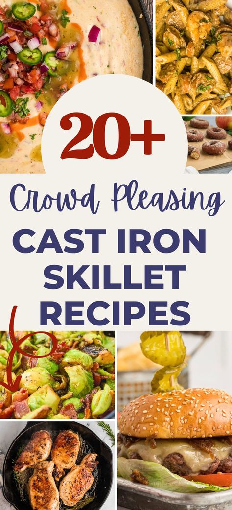 Easy Cast Iron Recipes, Cast Iron Recipes Dinner, Cast Iron Skillet Recipes Dinner, Cooking Lobster, Cast Iron Skillet Cooking, Skillet Dinner Recipes, Easy Skillet Meals, Keto Dinner Recipes, Iron Recipes