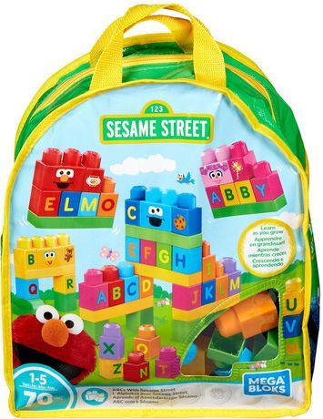 Mega Bloks Mega Bloks Sesame Street Let's Build Sesame Street Building Set Elmo Toys, Sesame Street Toys, Street Building, Mega Blocks, Sesame Street Characters, Big Building, Toys For Toddlers, Sesame Street Birthday, Mega Bloks