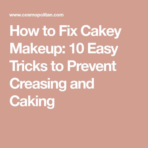 How To Keep Makeup From Looking Cakey, How To Fix Cakey Makeup, How To Get Rid Of Cakey Makeup, How To Prevent Cakey Makeup, How To Avoid Cakey Makeup, Fix Cakey Makeup, Patchy Foundation, Art Deco Makeup, Cakey Makeup