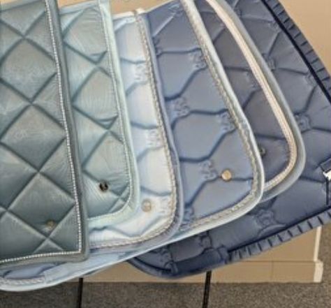 Saddle Pad Collection, Horsey Life, Horse Riding Outfit, Aqua Stone, Horse Fashion, Horse Boarding, Horse Equipment, Tack Sets, Blue Horse