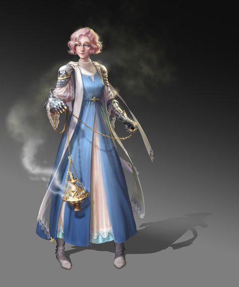 ArtStation - 祭司, Tina Yeh Fantasy Role Playing, Fantasy Pictures, D&d Dungeons And Dragons, Dungeons And Dragons Homebrew, Female Human, Medieval Fantasy, Fantasy Clothing, Character Creation, Dnd Characters