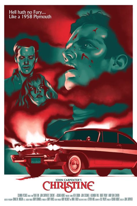 Christine (1983) [1279 x 1920] Christine John Carpenter, Arnie Cunningham, Christine Stephen King, Keith Gordon, Christine 1983, Stephen King Film, Alexandra Paul, Stephen King Books, Kelly Preston