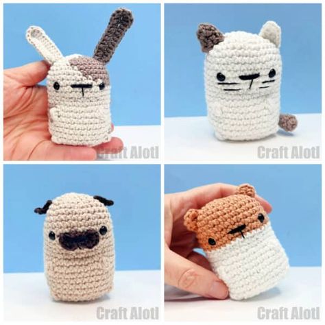 Pet Potato Crochet Patterns - Cat, Dog, Rabbit & Hamster Pet Crochet Patterns, Potato Crochet Pattern, Hamster Crochet, Crochet Hamster, Potato Crochet, Pet Crochet, Potato Dog, Rabbit Crochet, Crochet Classes