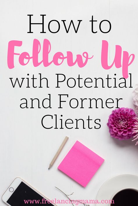 You never know if a potential client needs a little nudge before they say yes to working with you. You should always follow-up, but it can be scary to do so. Here's how to get it done. Frog Ideas, Sales Motivation, Entrepreneur Ideas, Get Clients, Insurance Marketing, Sales Techniques, Freelance Writing Jobs, Business Savvy, Client Management