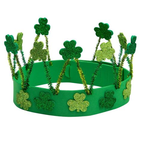 School Age Crafts, Shamrock Craft, Daycare Classroom, Kids Party Crafts, St Patricks Day Crafts For Kids, Camp Crafts, Power Hour, Crown Crafts, Classroom Art Projects