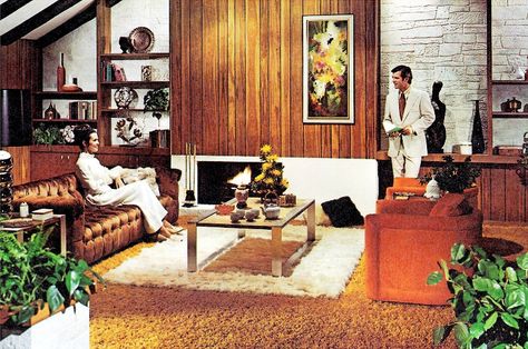 Remarkably Retro - 1960s Living Room 1950s Home Decor, Mcm Living Room, Mid Century Interior, Retro Living Rooms, Mid Century Living, Mid Century Living Room, Casa Vintage, Mid Century Modern Interiors, Mid Century Modern Living