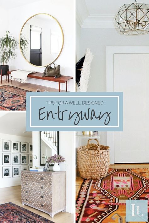 Your entryway is the first thing you and your guests see upon arrival, so make sure it creates a lasting impression. Whether you have a grand entry hall or makeshift foyer nook, there's plenty you can do to make the space your own. And that might be one of the biggest reasons we love decorating entryways - because they establish a home's personality. Foyer Nook, Entryway Interior Design, Entryway Interior, Entryway Table Decor Ideas, Grand Entry, Statement Chairs, Interior Decorating Tips, Entryway Table Decor, Table Decor Ideas